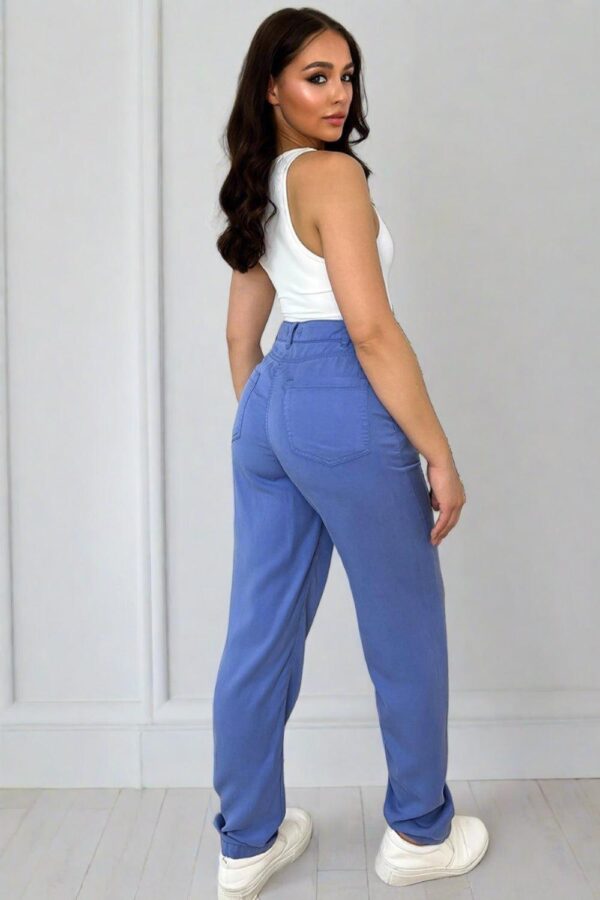 Casual Fit Straight Leg Slacks Trousers - Image 9