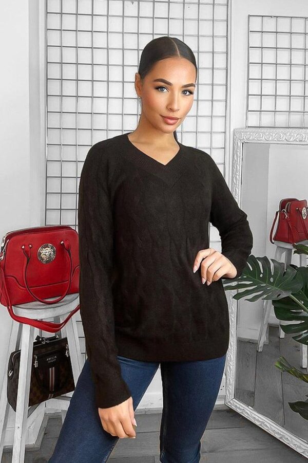 Soft Braid Knit Fisherman Style Pullover - Image 13