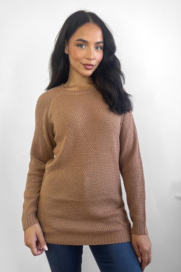 Crochet Knit Cold Shoulders Pullover - Image 13