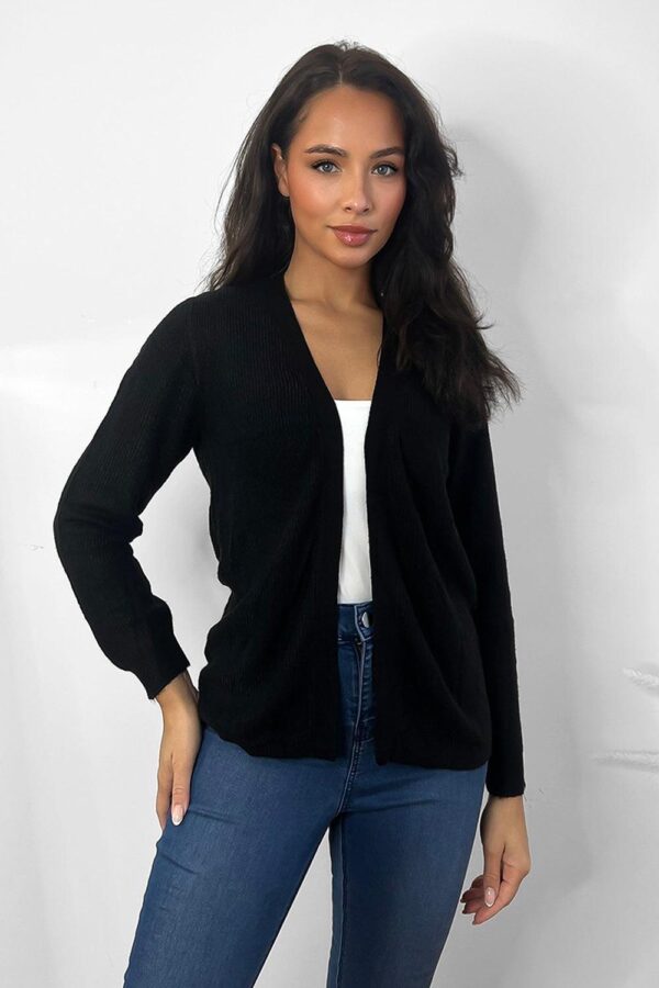 Classic Open Front Cardigan - Image 2