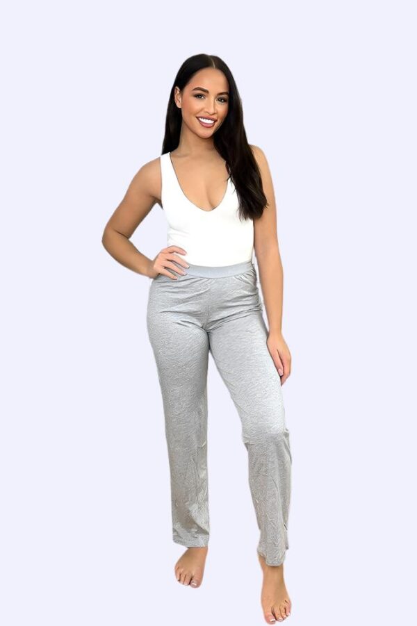 Elastic Waist Jersey Lounge Trousers - Image 2